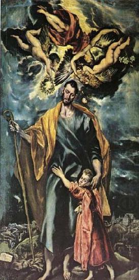 St Joseph and the Christ Child, GRECO, El